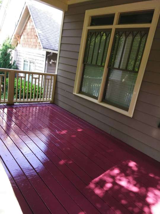 Porch Staining in Atlanta, GA by Valen Properties